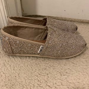 Girls Toms shoes size 2